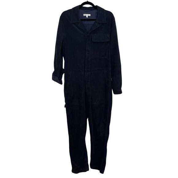 Alex Mill Corduroy Union Boiler Suit Womens Size Small Navy Blue Cotton Jumpsuit - Picture 1 of 12